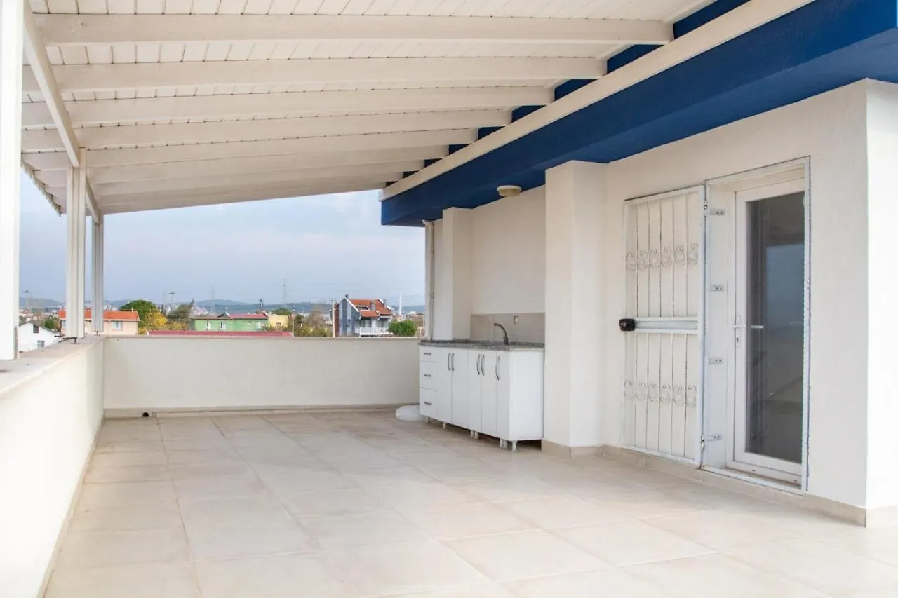 Lovely Villa Backyard And Terrace In Urla Gulbahce